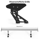 Universal Sedan Aluminium GT Rear Wing Racing Spoiler Sølv
