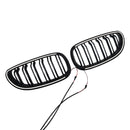 2004-2009 Für BMW 5er Touring E61 520d 525d 530d 535d 2 Stück Glänzend Schwarz Front Sport Nierengrill