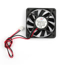 DC børsteløs køleventilator 12V 0,18A 6010s 60x60x10mm 2-benet CPU computerblæser