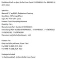 BMW X5 G05 (2019–2022) Instrumentbræt, venstre luftdysedæksel, varenummer 51459483655