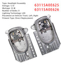 2020-2022 BMW X3 G01 G02 2 szt. LED reflektor kontroler świateł do jazdy dziennej 63115A0E625 63115A0E626