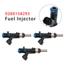 Pacote de 3 injetores para Dacia Logan Sandero Renault Clio Símbolo 0.9L 0280158293