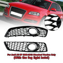 2009-2013 Audi A3 8P Honeycomb Front Bumper Fog Light Grille Grill Cover