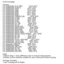 KAWASAKI Z300 Z400 Z800 Z650 Z900 Z1000 NINJA 650 Fodstøtte foran Fodstøtte Grøn Universal