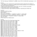2015-2022 BMW X1 F48 20i sDrive 2.0 SUV Ölfiltergehäuse 11428585237 11428513948