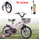 18" Kinderfahrrad Verstellbarer Sitz mit Hilfsrad
