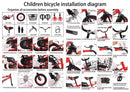18" Kinderfahrrad Verstellbarer Sitz mit Hilfsrad