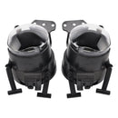 2004-2007 BMW E60 5-Series Pair Front Bumper Fog Light Lamp Bulb Housing