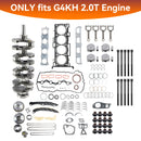 Kit de reconstrucción de motor Hyundai Elantra (AD) G4KH 2.0T 2015-2020 con kit de sincronización de biela de cigüeñal