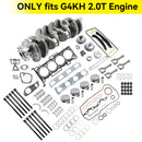 Kit de reconstrucción de motor Hyundai Elantra (AD) G4KH 2.0T 2015-2020 con kit de sincronización de biela de cigüeñal