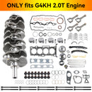Kit de reconstrucción de motor Hyundai i40 G4KH 2.0T 2011-2019 con kit de sincronización de biela de conexión del cigüeñal
