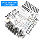 Kit de reconstrucción de motor Hyundai i40 G4KH 2.0T 2011-2019 con kit de sincronización de biela de conexión del cigüeñal
