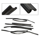 Toyota Land Cruiser FJ80 LX450 1991-1997 tira de borracha de vidro do selo da porta de 4 partes