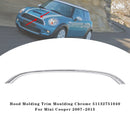 2007-2013 Mini Cooper Hatchback R56 S JCW Hood Strip Trim Chrome 51132751040