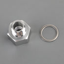 M12X1.5Mm To 1/8 Npt Gm Ls Engine Oil Pressure Sensor Adapter Aluminum Universal