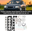 2004-2015 Volvo C30 C70 S40 S60 V50 V60 2,5L Motor Zylinderkopfdichtungssatz Fedex Express