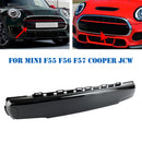 2013-2021 MINI F55 Cooper S Cubierta para placa de matrícula delantera, color negro brillante, genérico