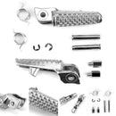 Vordere Fußraste Fußstütze für Honda CB1000R CBR600RR CBR1000RR VTR1000S Silber