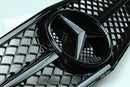 GTR Style Kühlergrill Frontgrill für Mercedes W204 C-Klasse C300 C350 2008-2014 Sportliches Upgrade Hochwertige Qualität