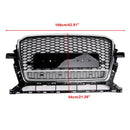 2013-2017 Audi Q5 Krom/Sort Front Honeycomb Kofangergitter