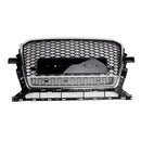2013-2017 Audi Q5 Krom/Sort Front Honeycomb Kofangergitter