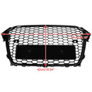 Grade de radiador estilo RS4 premium para Audi A4/S4 B8.5 modelo 2013-2016 - acabamento de alta qualidade