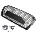 Audi A4 S4 B9 2017-2019 RS4 stil sekskantet grill, passer til sort