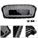 (Nota: No es compatible con A5 B8.5 2013-2017/A5 B9.5 2020-2021) Parrilla delantera deportiva estilo RS5 con diseño de panal de abeja 8W6-853-651-AB-FUQ 8W6-853-651-AB-RN4 Genérico