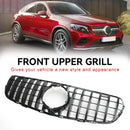 Mercedes GLC X253 Frontstoßstangengrill (2015-2019) - Hochglanz schwarzer Kühlergrill