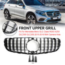Mercedes GLC X253 Frontstoßstangengrill (2015-2019) - Hochglanz schwarzer Kühlergrill