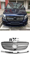 Mercedes Vito W447 Främre stötfångargrill GT Look (modellår 2015-2019) - Sportgrill med diamantmönster