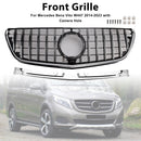 2014-2023 Mercedes Benz Vito W447 Chrome front bumper grille GT style