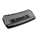 2016-2018 Audi A7 C7 S7 RS7 Style Honeycomb främre stötfångargrill Svart