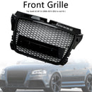 Schwarz Glanz Kühlergrill Wabengrill Für Audi A3 8P 2008-2013 Facelift RS3