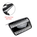 For Audi A3 8P 2004-2008 Pre-Facelift Radiator Grille Honeycomb Grille Front Tuning Grill Emblem Holder