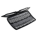 For Audi A3 8P 2004-2008 Pre-Facelift Radiator Grille Honeycomb Grille Front Tuning Grill Emblem Holder