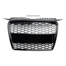 For Audi A3 8P 2004-2008 Pre-Facelift Radiator Grille Honeycomb Grille Front Tuning Grill Emblem Holder