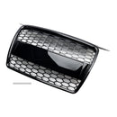 For Audi A3 8P 2004-2008 Pre-Facelift Radiator Grille Honeycomb Grille Front Tuning Grill Emblem Holder