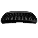 Sort front honeycomb-grilldæksel til Audi A6 C6 2004-2008 pre-facelift