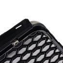Sort front honeycomb-grilldæksel til Audi A6 C6 2004-2008 pre-facelift