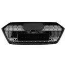 2019-2024 Audi A7 C8/Sline/S7 Glanssvart støtfangergitter foran