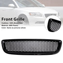 2008-2012 Volvo S40 V50 Gloss Black Front Bumper Honeycomb Grille Grill
