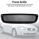 2008-2012 Volvo S40 V50 Gloss Black Front Bumper Honeycomb Grille Grill