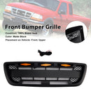 1998-2000 Ford Ranger with LED lighting, matte black front bumper grille