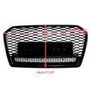 2016-2018 Audi A6 (C7) C7PA Facelift RS6 estilo grade frontal em malha de favo de mel preta