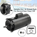 Poolpumpsmotor SP2615X20 UST1202 för Hayward Super Pump 2 HP med GO-KIT-3