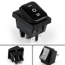 4 stk RLEIL RL2-203 Vandtæt IP65 bilvippekontakt 6-pin ON-OFF-ON 125/250VAC