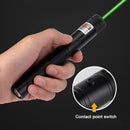 500 miles 532nm 303 grøn laser pointer synlig lysstråle lazer pen + 18650 + oplader
