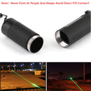 500 miles 532nm 303 grøn laser pointer synlig lysstråle lazer pen + 18650 + oplader