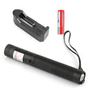 500 miles 532nm 303 grøn laser pointer synlig lysstråle lazer pen + 18650 + oplader